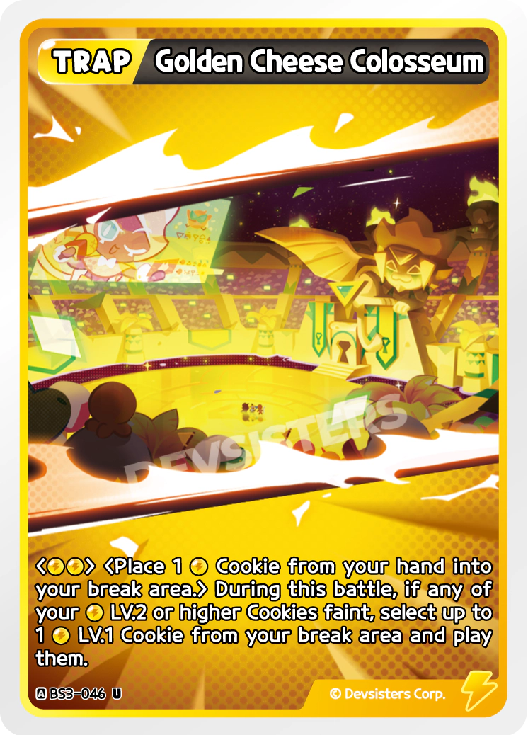 Golden Cheese Colosseum - BS3-046 [U]