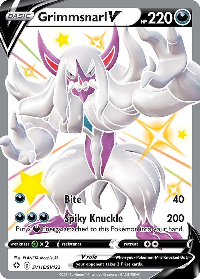 Grimmsnarl V - SV116/122 - Shining Fates Shiny Vault