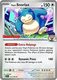 Hop's Snorlax - 117/159 - Miscellaneous Cards & Products - [Cosmos Holo]