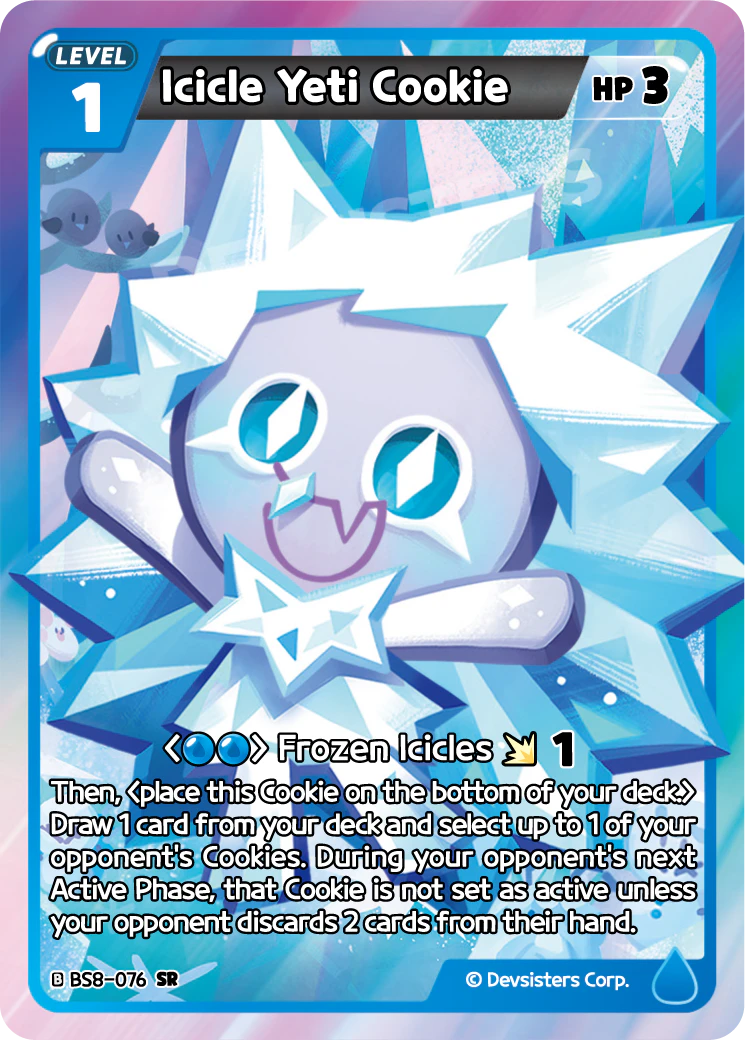 Icicle Yeti Cookie - BS8-076 [SR]