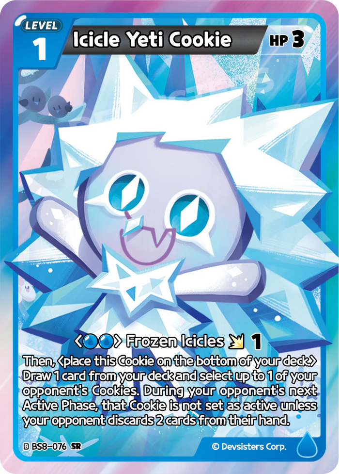 Icicle Yeti Cookie - BS8-076 [SR]