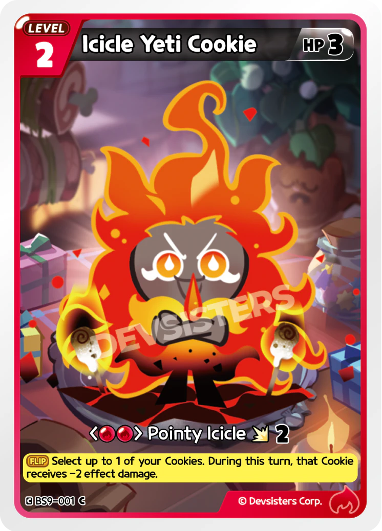 Icicle Yeti Cookie - BS9-001 [C] - 3rd Art Work