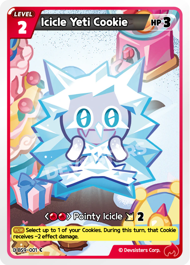 Icicle Yeti Cookie - BS9-001 [C]