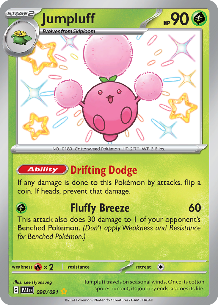 Jumpluff - 098/91 - Paldean Fates