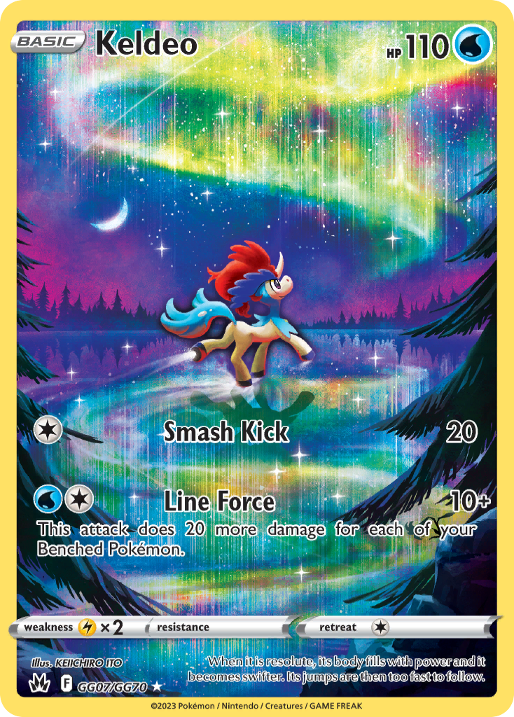 Keldeo - GG07/70 - Crown Zenith Galarian Gallery