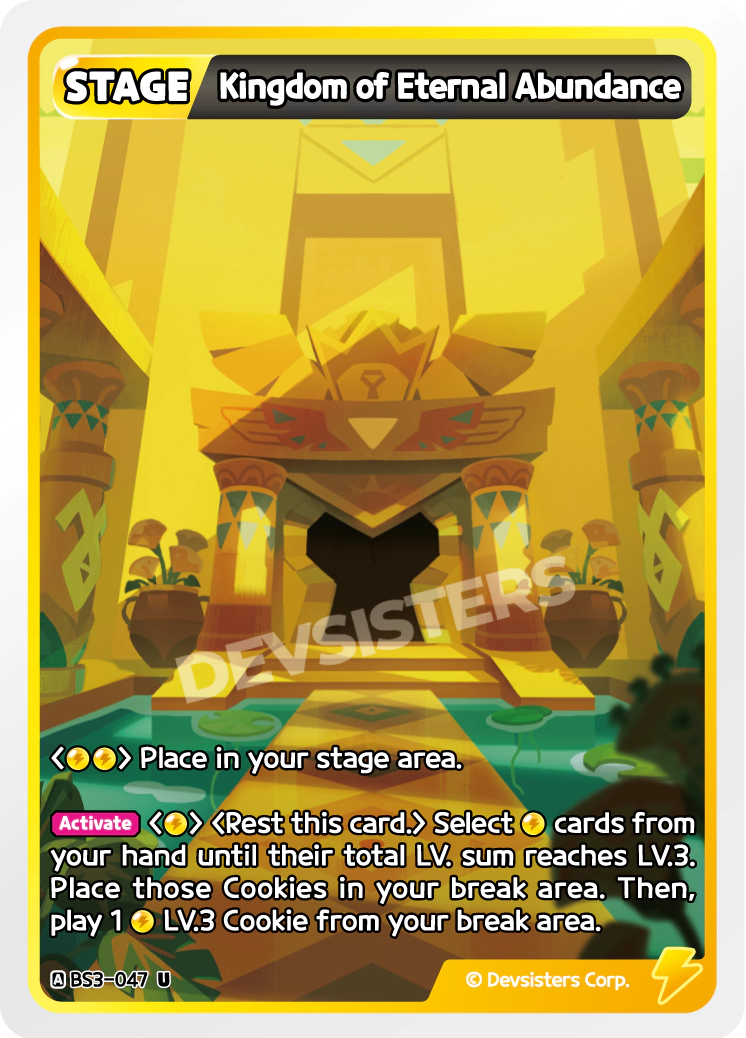 Kingdom of Eternal Abundance - BS3-047 [U]