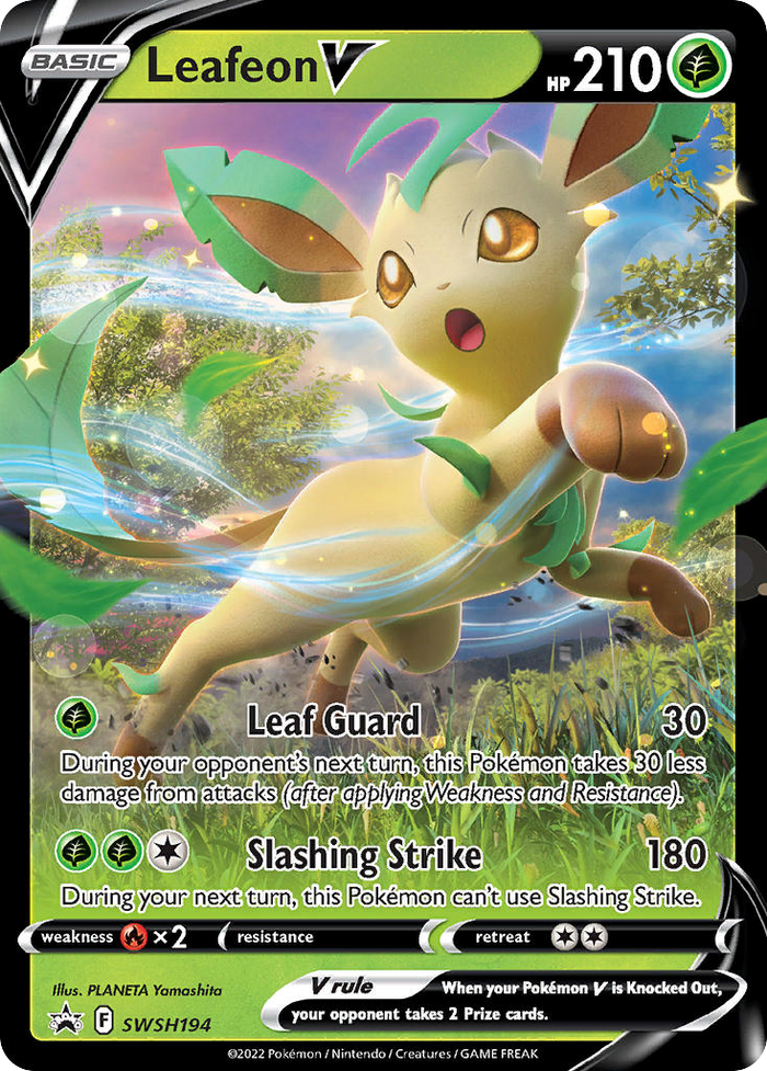 Leafeon V - SWSH194/307 - Black Star Promos