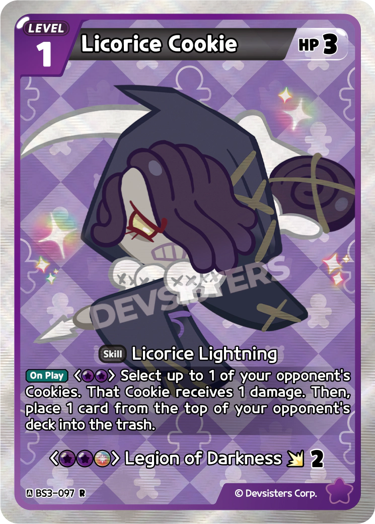 Licorice Cookie - BS3-097 [R]