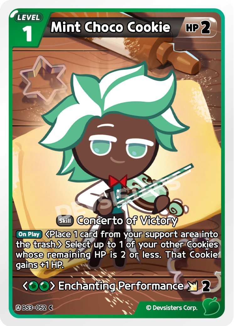 Mint Choco Cookie - BS3-052 [C]