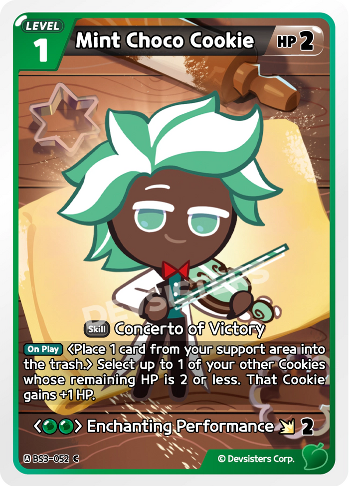 Mint Choco Cookie - BS3-052 [C]