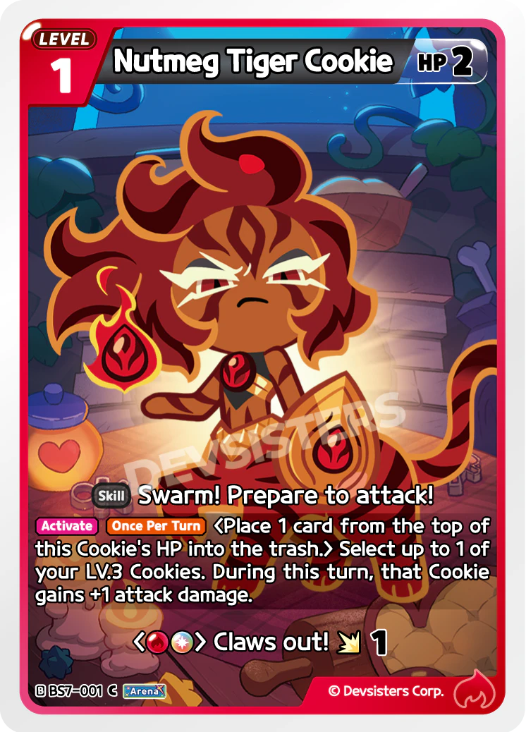 Nutmeg Tiger Cookie - BS7-001 [C]