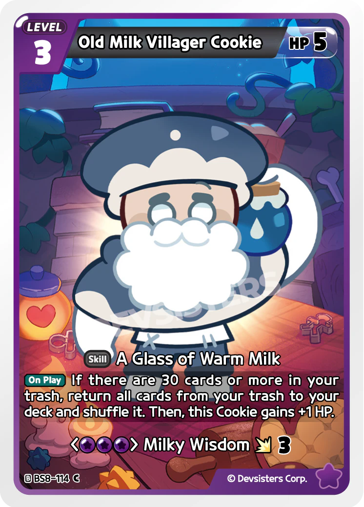 Old Milk Villager Cookie - BS8-114 [C]