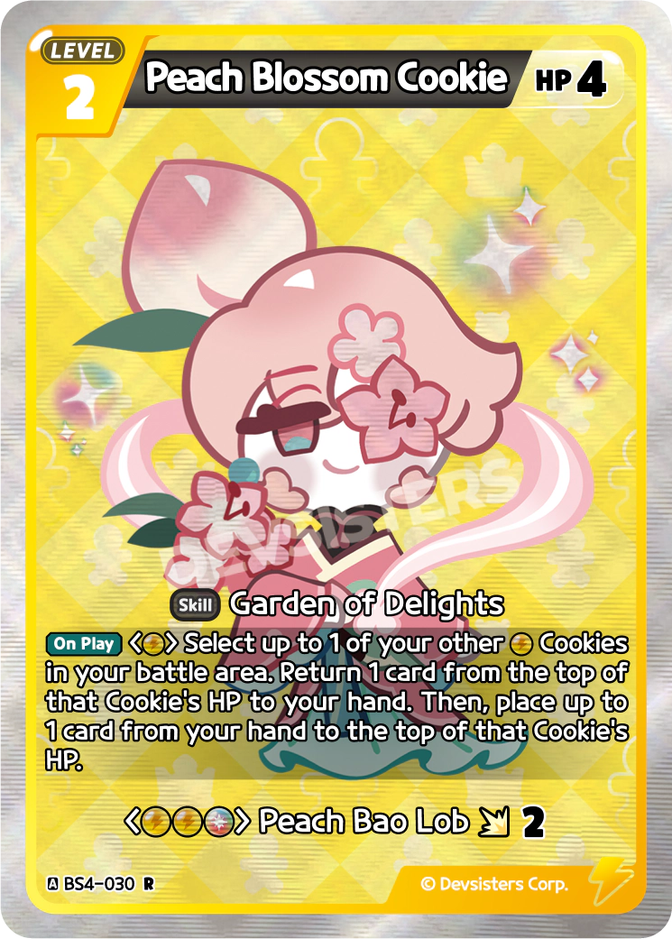 Peach Blossom Cookie - BS4-030 [R]