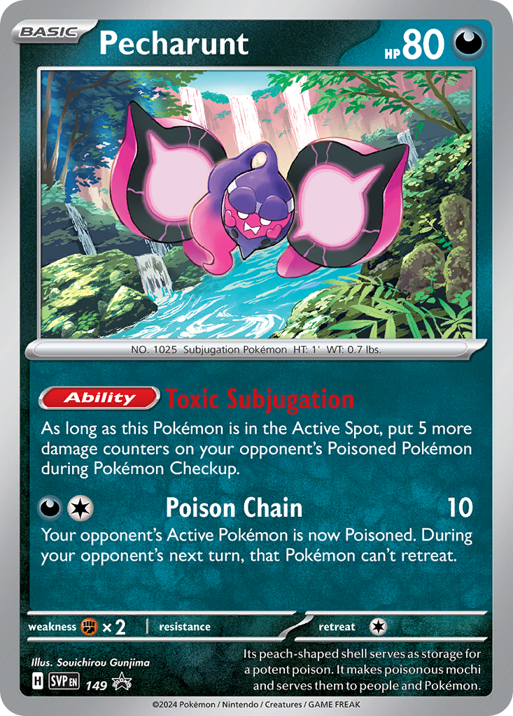Pecharunt - 149/215 - Scarlet & Violet Black Star Promos