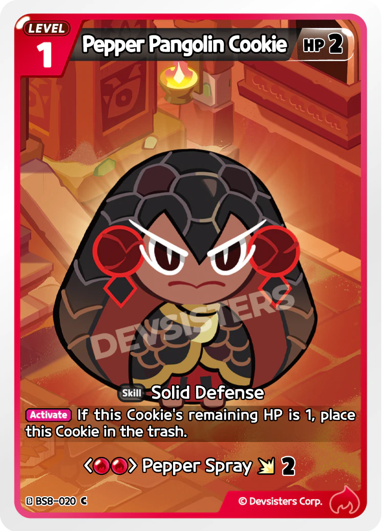 Pepper Pangolin Cookie - BS8-020 [C]