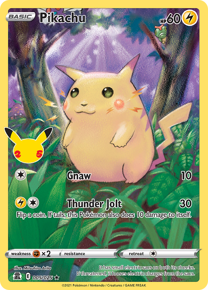 Pikachu - 005/25 - Celebrations