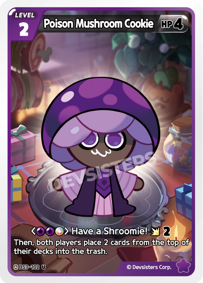 Poison Mushroom Cookie - BS3-102 [U]