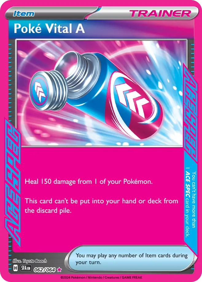 Poké Vital A - 062/64 - Shrouded Fable