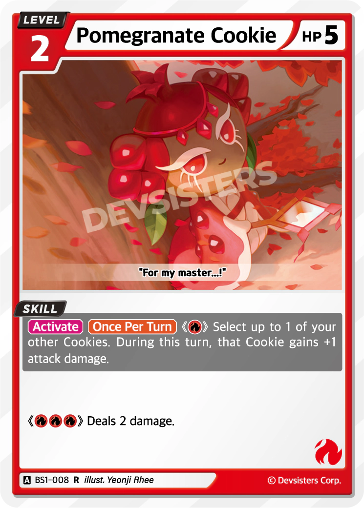 Pomegranate Cookie - BS1-008 [R]