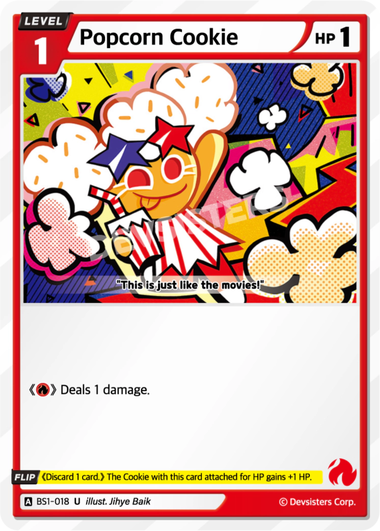 Popcorn Cookie - BS1-018 [U]