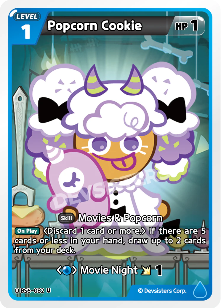 Popcorn Cookie - BS6-082 [U]
