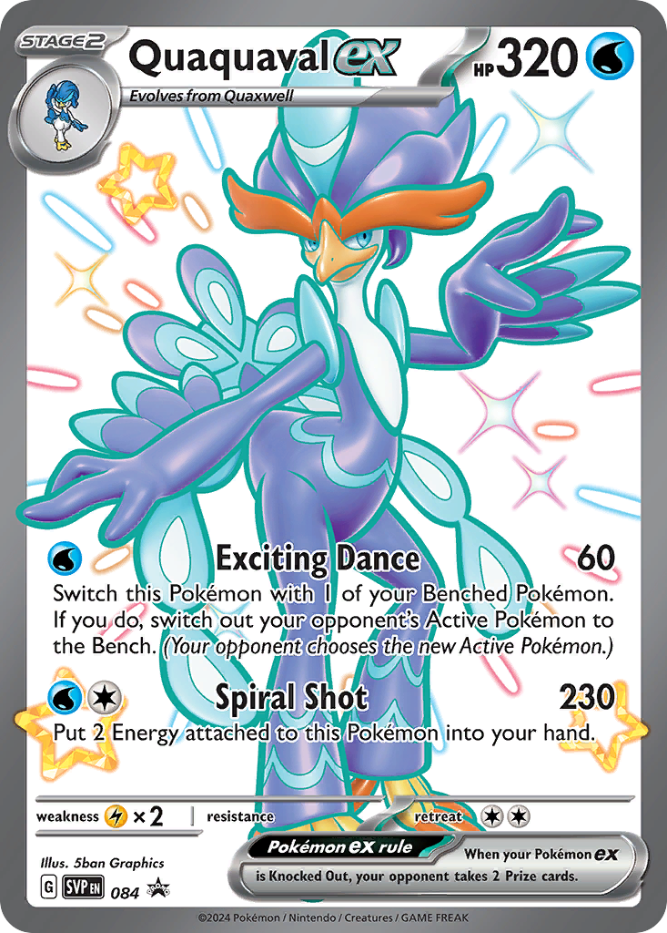 Quaquaval ex - 084/215 - Scarlet & Violet Black Star Promos