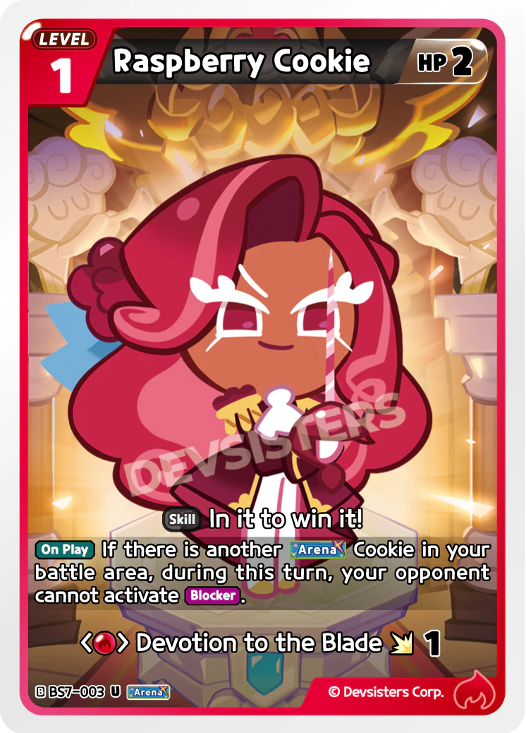 Raspberry Cookie - BS7-003 [U]