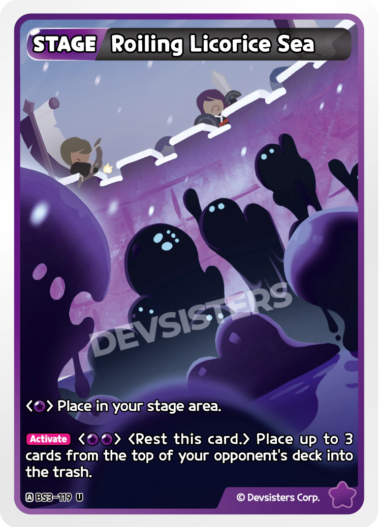 Roiling Licorice Sea - BS3-119 [U]