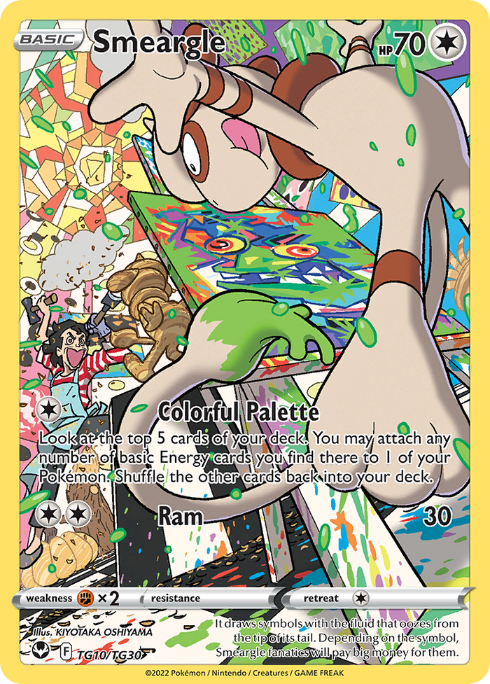 Smeargle - TG10/30 - Silver Tempest Trainer Gallery
