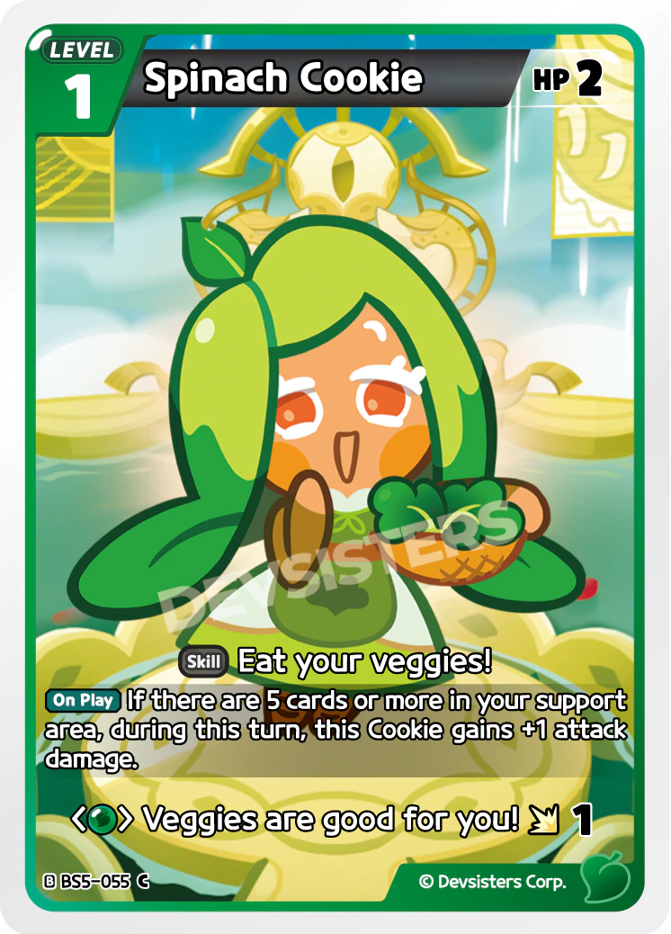 Spinach Cookie - BS5-055 [C]