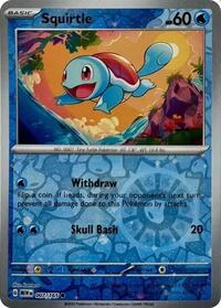 Squirtle (Reverse Cosmos Holo) - 007/165 - Miscellaneous Cards & Products - [Reverse Holo]