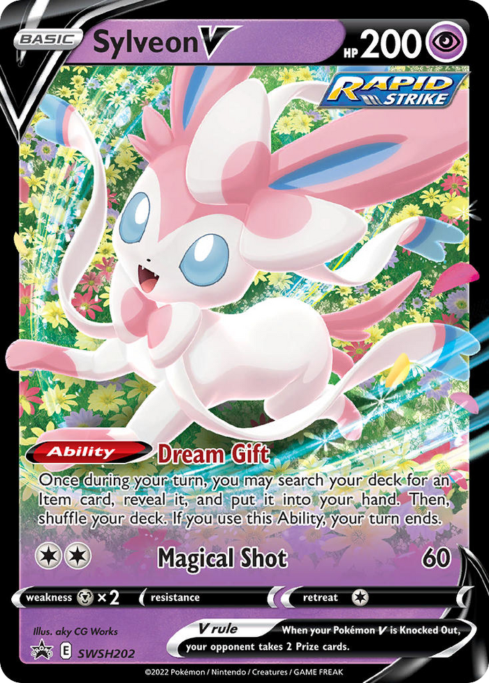 Sylveon V - SWSH202/307 - Black Star Promos
