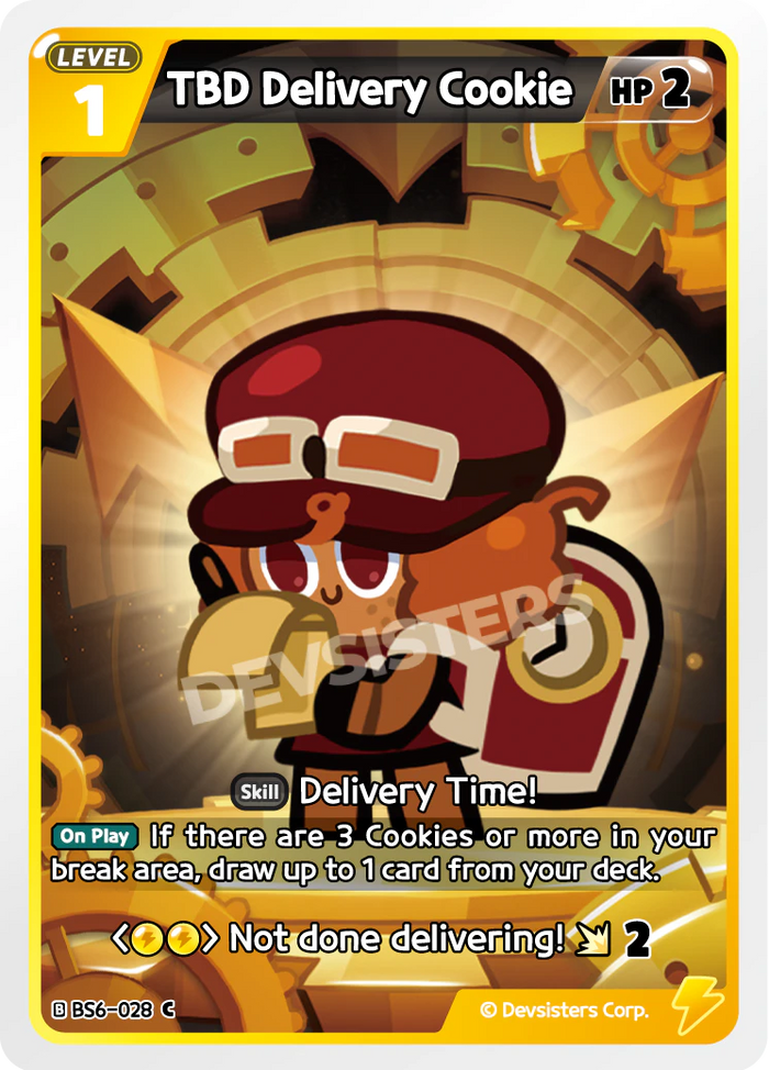 TBD Delivery Cookie - BS6-028 [C]