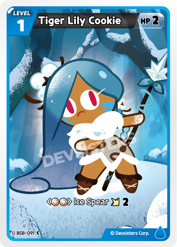Tiger Lily Cookie - BS8-091 [C]