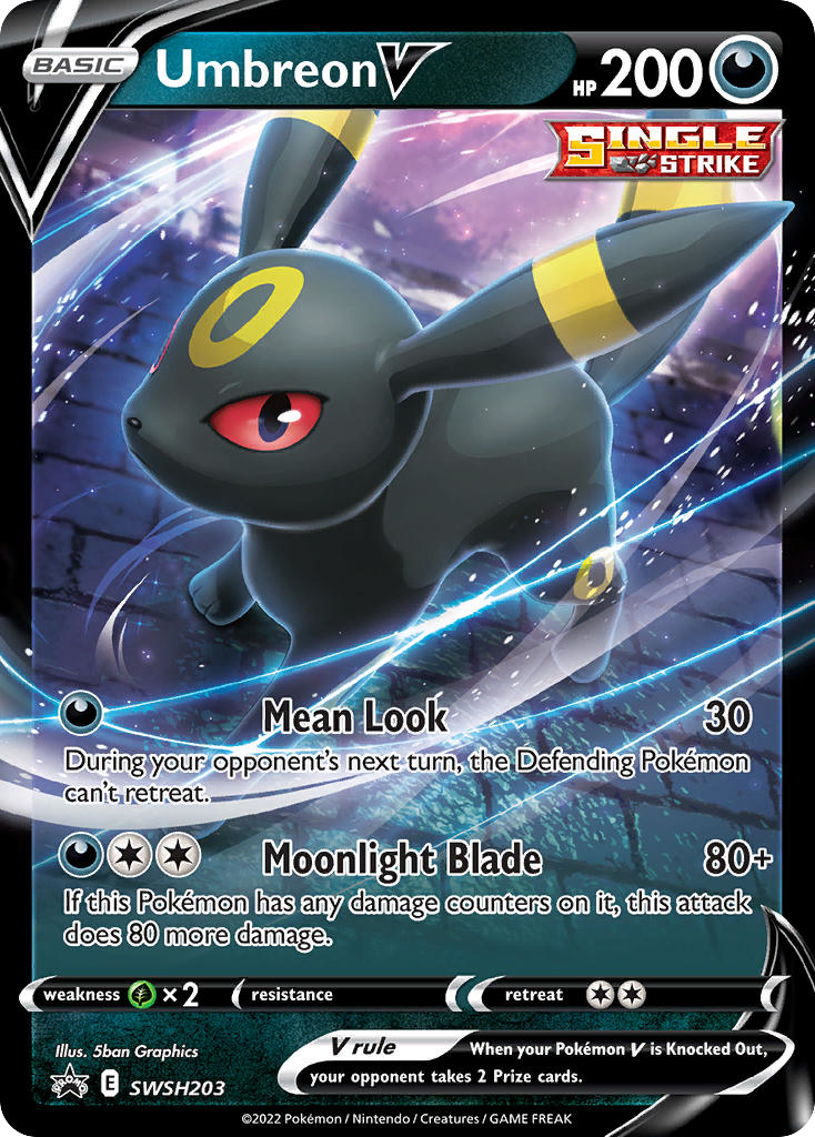 Umbreon V - SWSH203/307 - Black Star Promos