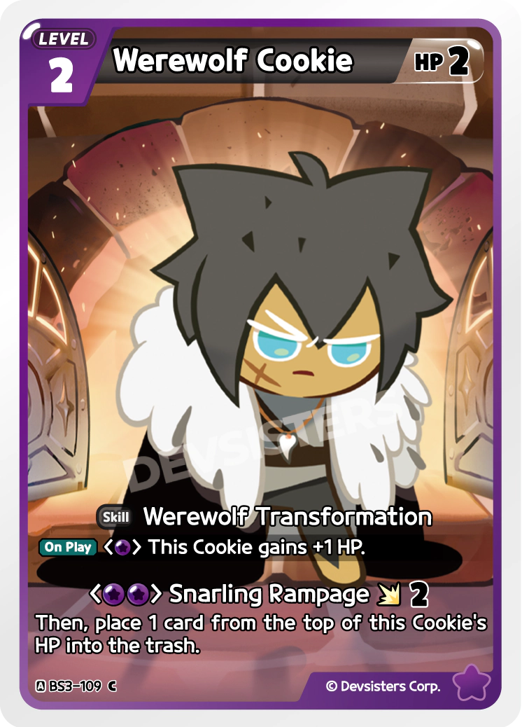 Werewolf Cookie - BS3-109 [C]